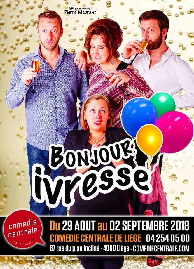 Thibault Moës en costume d’époque dans une pièce de Molière