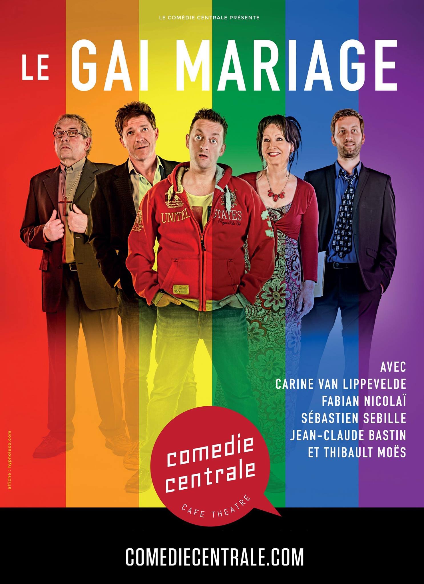 Thibault Moës en costume d’époque dans une pièce de Molière